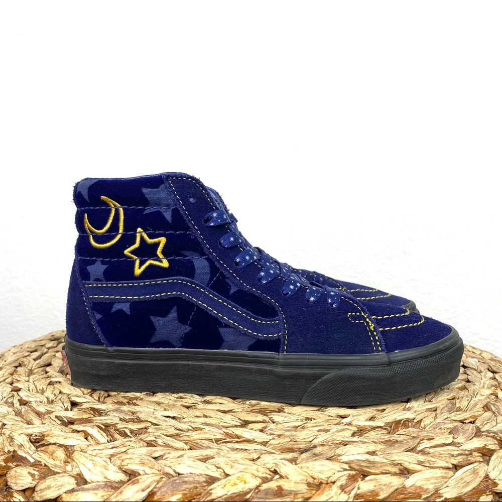 Vans Sk8 Hi Disney Mickey Mouse Blue Suede Sorcerers Apprentice Magic